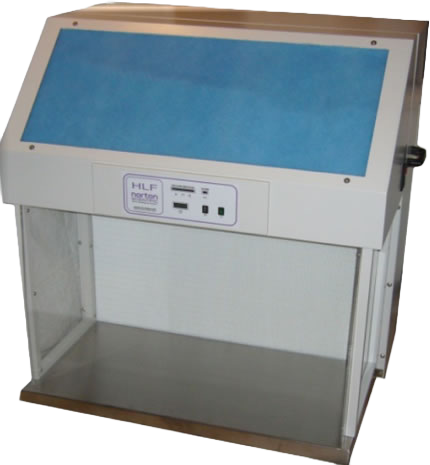Compact laminar flow cabinet